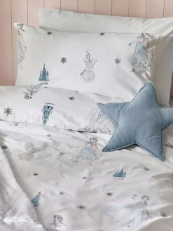 Next White Disney Frozen 100% Cotton Duvet Cover and Pillowcase Set^ Childrens Bedding|Bedsets & Duvet Covers