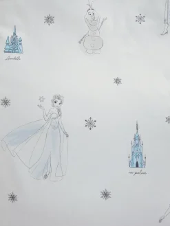 Next White Disney Frozen 100% Cotton Duvet Cover and Pillowcase Set^ Childrens Bedding|Bedsets & Duvet Covers