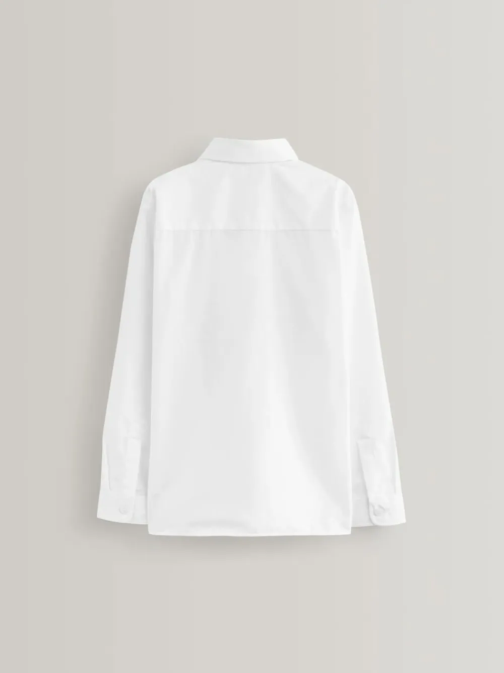 Discount Next White Easy Fastening Long Sleeve School Shirts 2 Pack (3-16yrs)