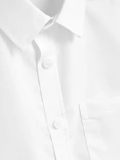 Clearance Next White Easy Fastening Short Sleeve School Shirts 2 Pack (3-16yrs)
