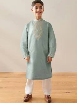 Hot Next White EID Kurta Trousers (3mths-16yrs)