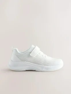 Discount Next Elastic Lace-Up Trainers White