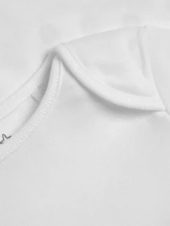Next White Essential 10 Pack Short Sleeve Bodysuits^BOY Baby Girls|Unisex