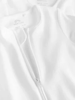 Outlet Next Essential Zipped 100% Cotton Baby Sleepsuits 3 Pack (0-3yrs) White