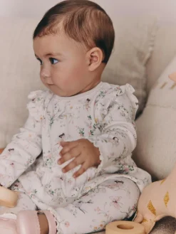 Next White Fairy Long Sleeve Frill Top And Leggings Baby 2 Piece Set (0mths-2yrs)^ Tops|Sets & Co-Ords