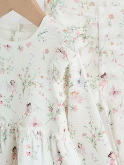 Next White Fairy Long Sleeve Frill Top And Leggings Baby 2 Piece Set (0mths-2yrs)^ Tops|Sets & Co-Ords