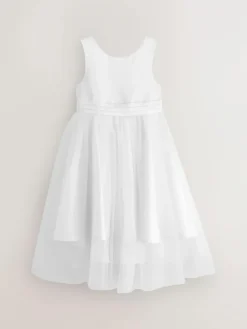 Next Flower Girl Bow Dress (3mths-16yrs)^ Baby Girls|Baby Girls