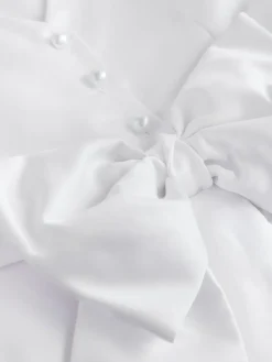 Next White Flower Girl Bow Dress (6-13yrs)^ Occasionwear