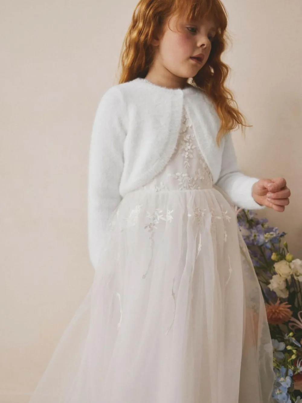 Next Fluffy Occasion Shrug (12mths-16yrs)^ Knitwear & Sweaters|Knitwear
