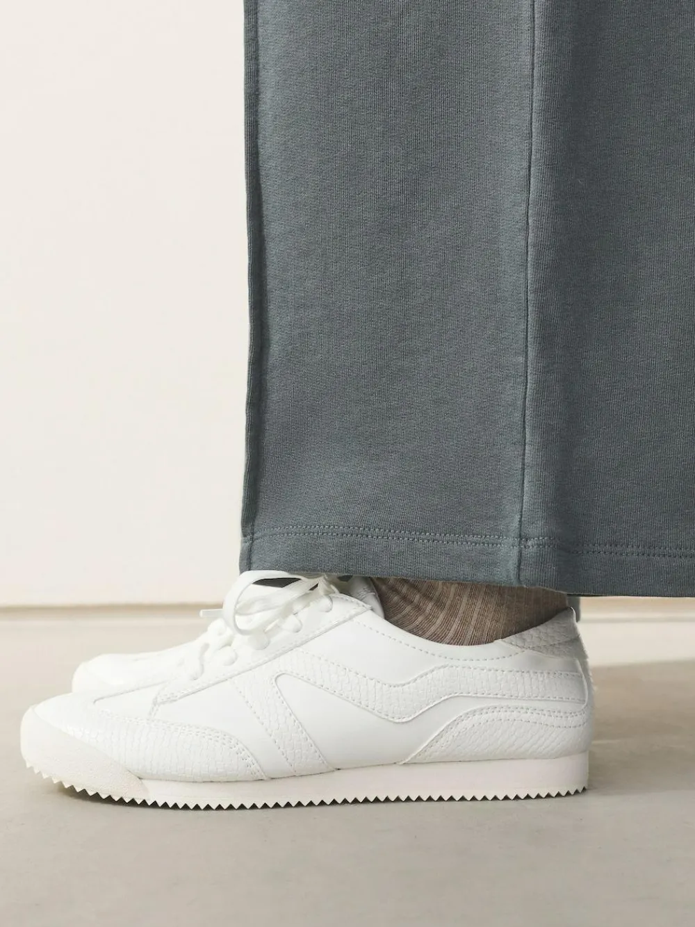 Next Forever Comfort® Slimeline Side Stripe Lace Up Trainers^Women Sneakers