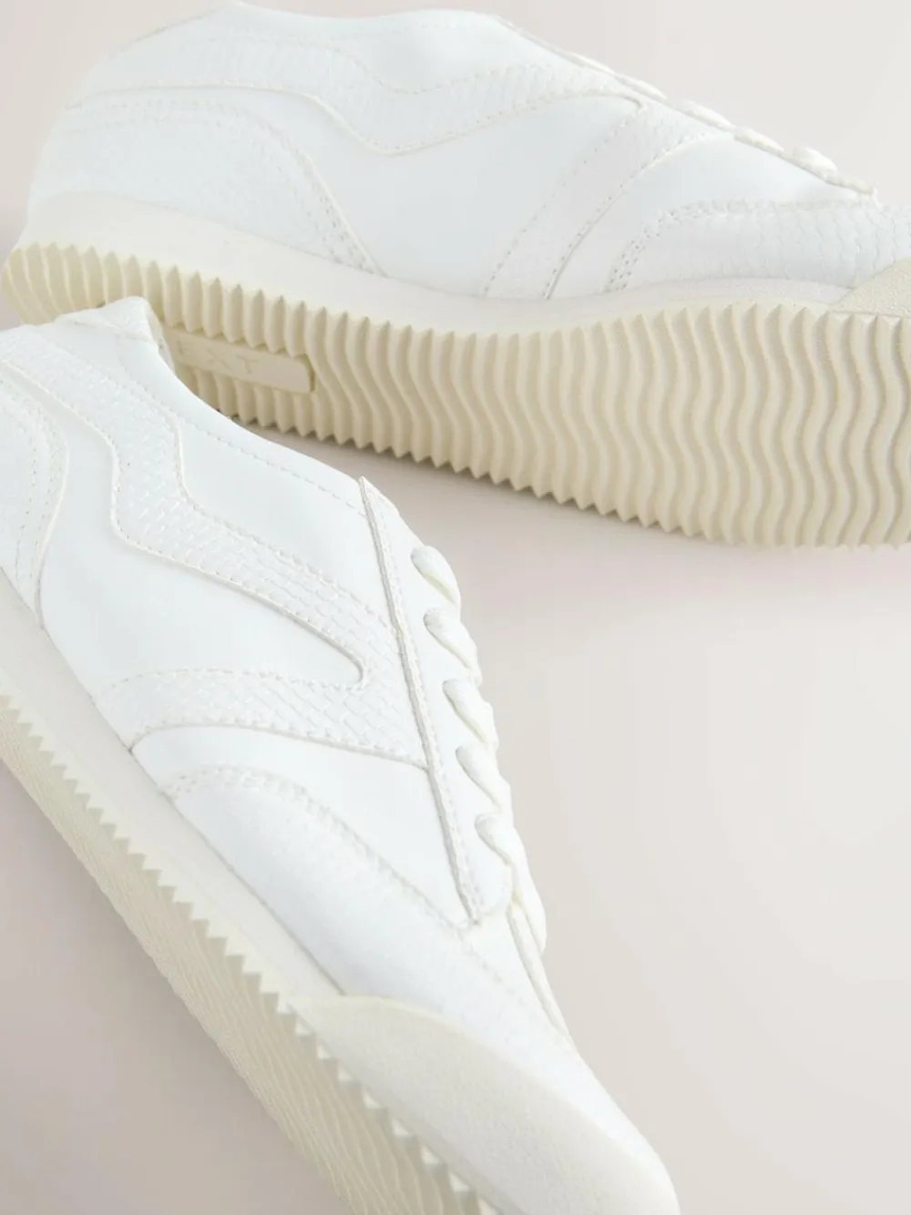 Next Forever Comfort® Slimeline Side Stripe Lace Up Trainers^Women Sneakers