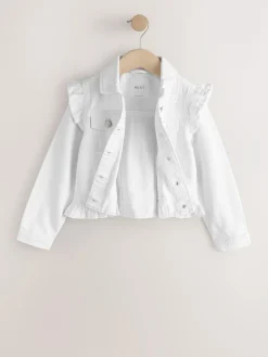 Next Frill Shoulder Denim Jacket (3-16yrs)^ Occasionwear|Jackets & Coats