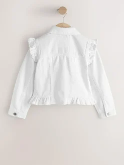 Next Frill Shoulder Denim Jacket (3-16yrs)^ Occasionwear|Jackets & Coats