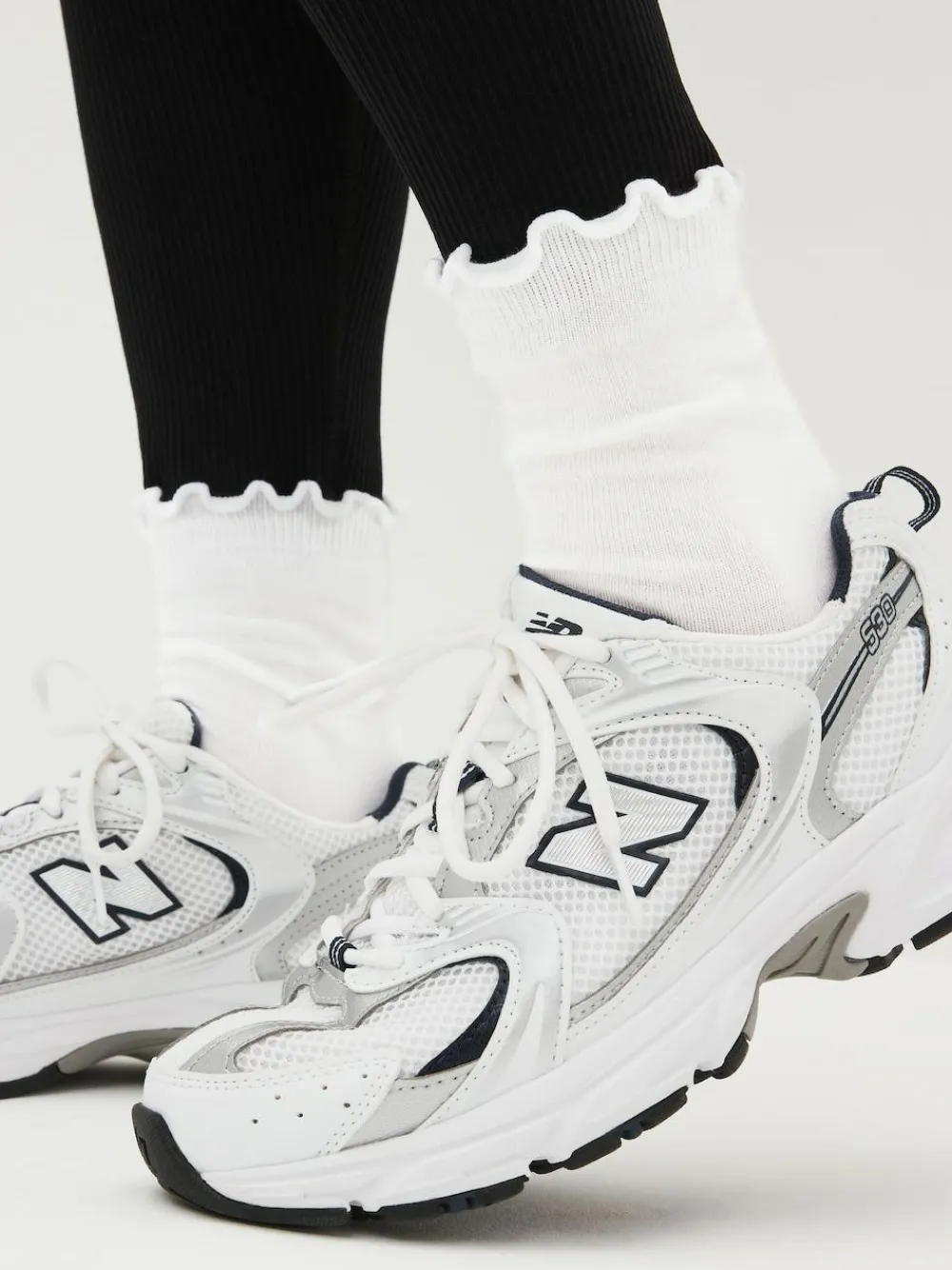 Next Frill Top Cushion Sole Ankle Socks 4 Pack^Women Socks & Tights