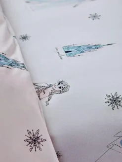 Sale Next White Frozen 100% Cotton Fitted Sheet