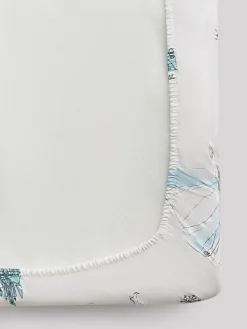 Sale Next White Frozen 100% Cotton Fitted Sheet