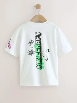 Sale Next White Graffiti Single Minecraft T-Shirt (3-16yrs)