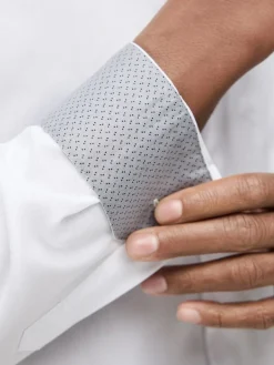 Best Next White Grandad Collar Regular Fit Button Down Easy Iron Oxford Shirt