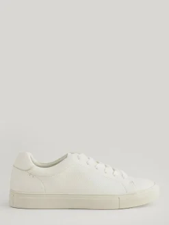 Next White Ground Minimal Trainers^ Shoes