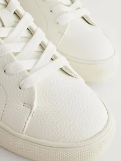 Next White Ground Minimal Trainers^ Shoes