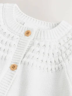 Next Heart Pocket Button Through Baby Cardigan (0mths-2yrs)^ Knitwear|Knitwear
