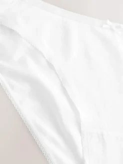 Next High Leg Cotton Rich Knickers 5 Pack^Women Panties