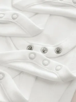 Next White Hip Dysplasia Baby Long Sleeve Bodysuits 5 Pack^BOY Bodysuits & Vests|Vests