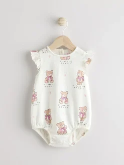 New Next Baby Bloomer Romper White I Love My Mummy