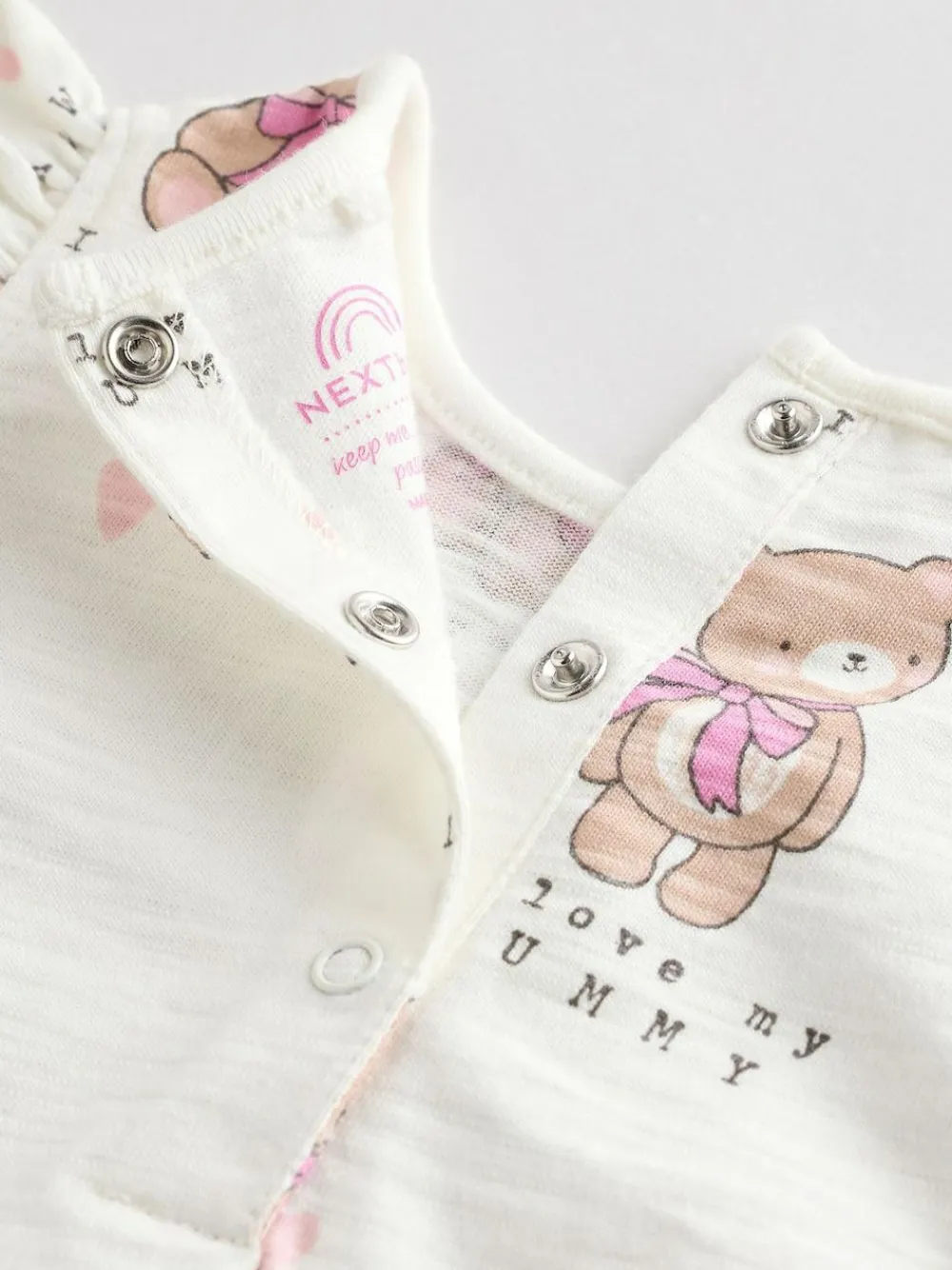 New Next Baby Bloomer Romper White I Love My Mummy