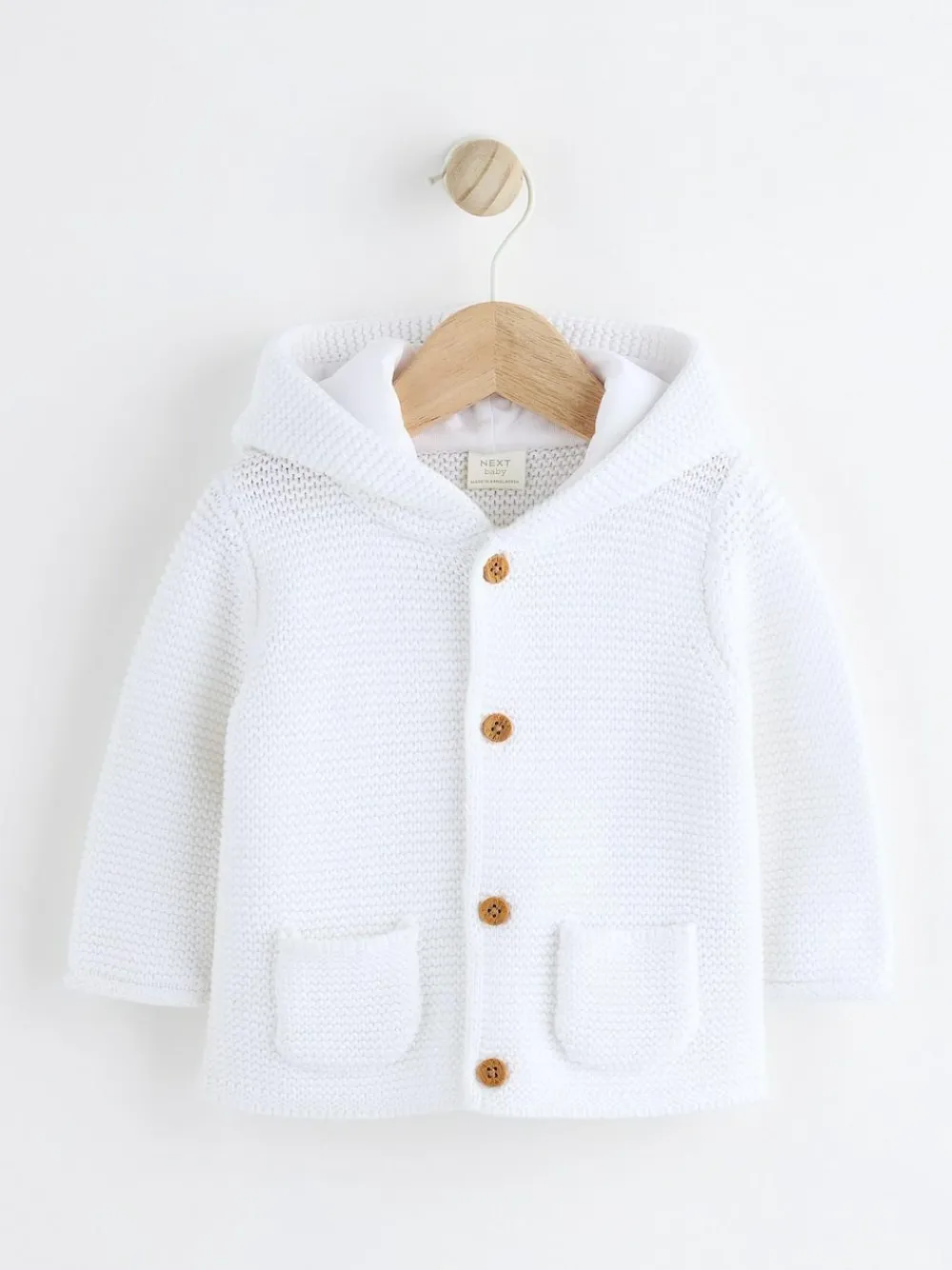 Next Knitted Hooded Baby Cardigan^BOY Baby Winter Clothing|Unisex
