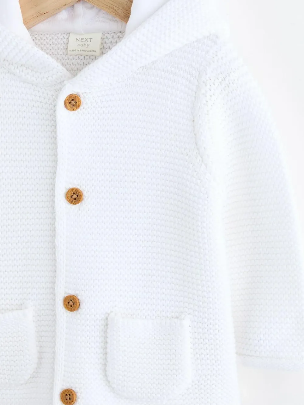 Next Knitted Hooded Baby Cardigan^BOY Baby Winter Clothing|Unisex