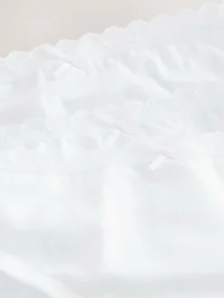 Hot Next White Lace Briefs 7 Pack (1.5-16yrs)