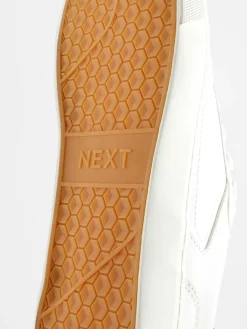 Best Next White Lace-Up Low Trainers