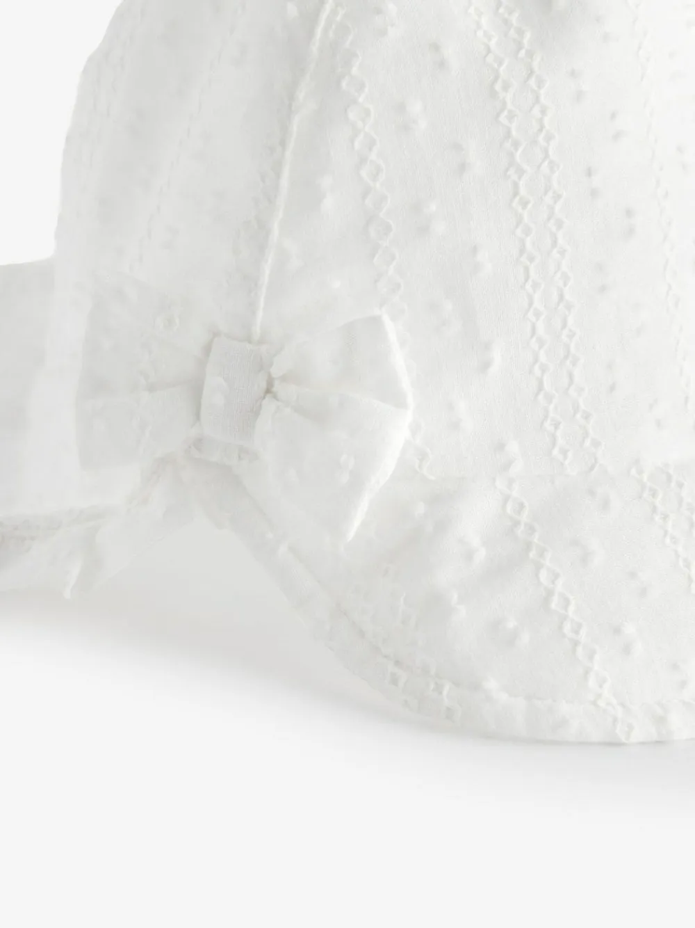 New Next White Legionnaire Baby Hat (0mths-2yrs)