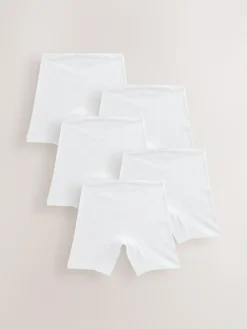 Sale Next White Long Leg Short Briefs 5 Pack (2-16yrs)