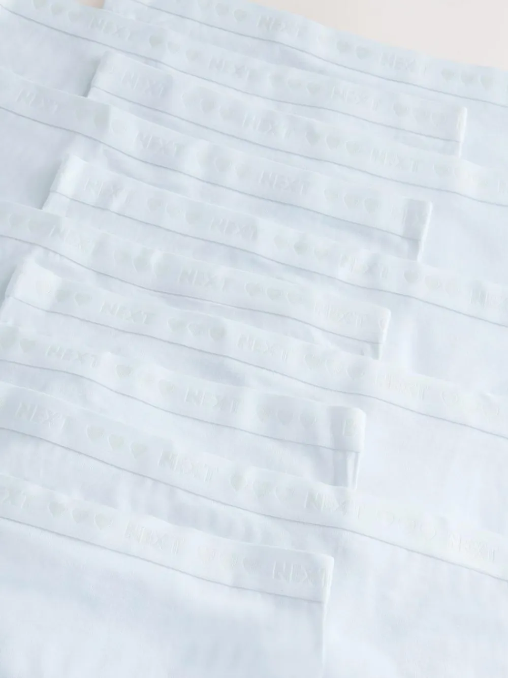 Clearance Next White Long Leg Short Briefs 10 Pack (2-16yrs)