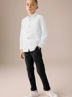Next Long Sleeve 100% Linen Shirt (3-16yrs)^BOY Shirts