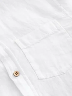 Next Long Sleeve 100% Linen Shirt (3-16yrs)^BOY Shirts