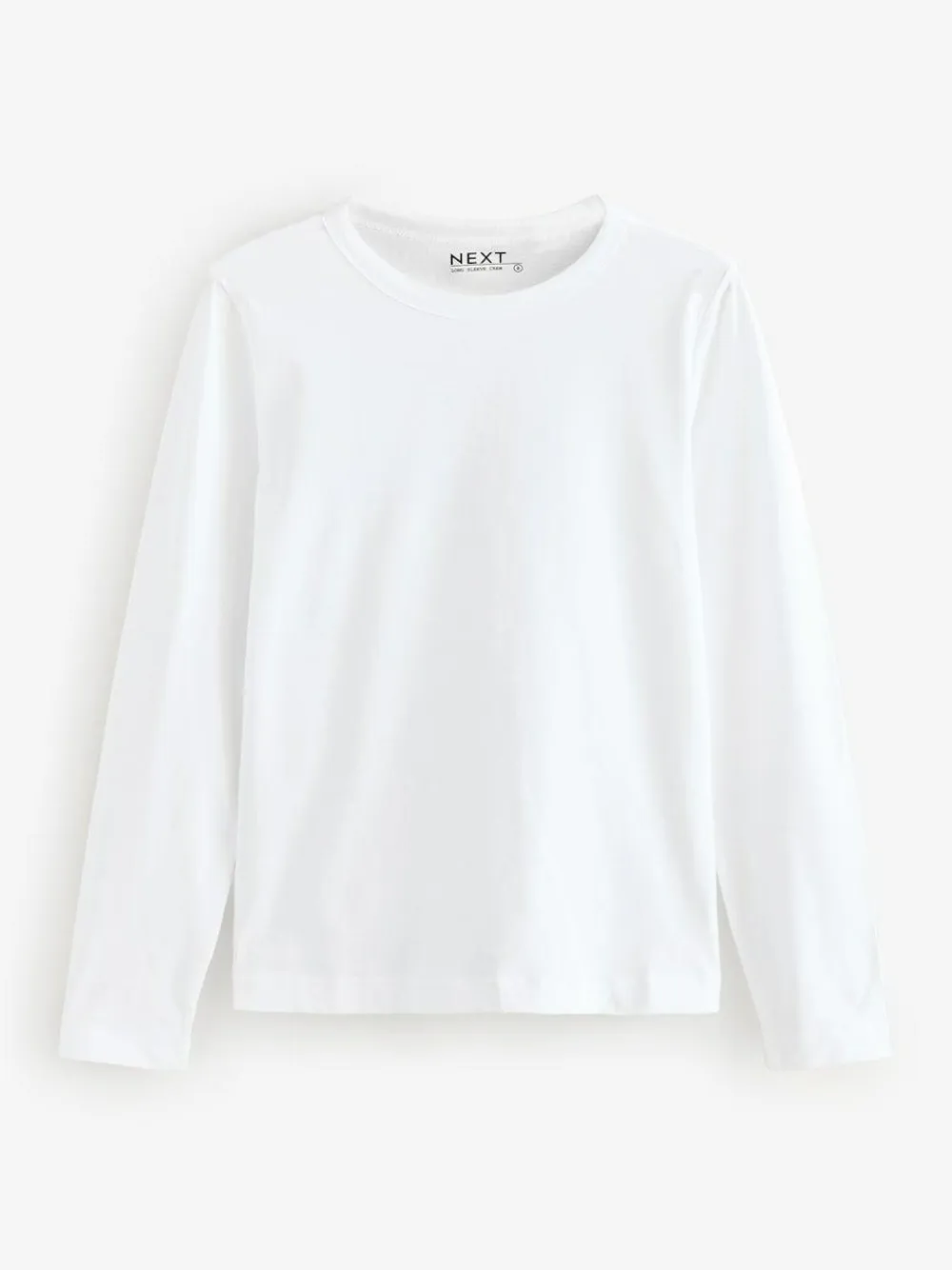 Next White Long Sleeve Crew Neck T-Shirt^Women Nightwear|Tops & T-Shirts
