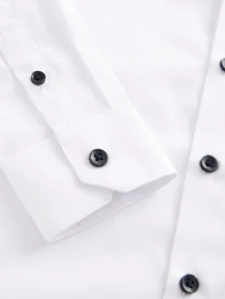 Discount Next White Long Sleeve Smart Shirt with Bowtie (3-16yrs)