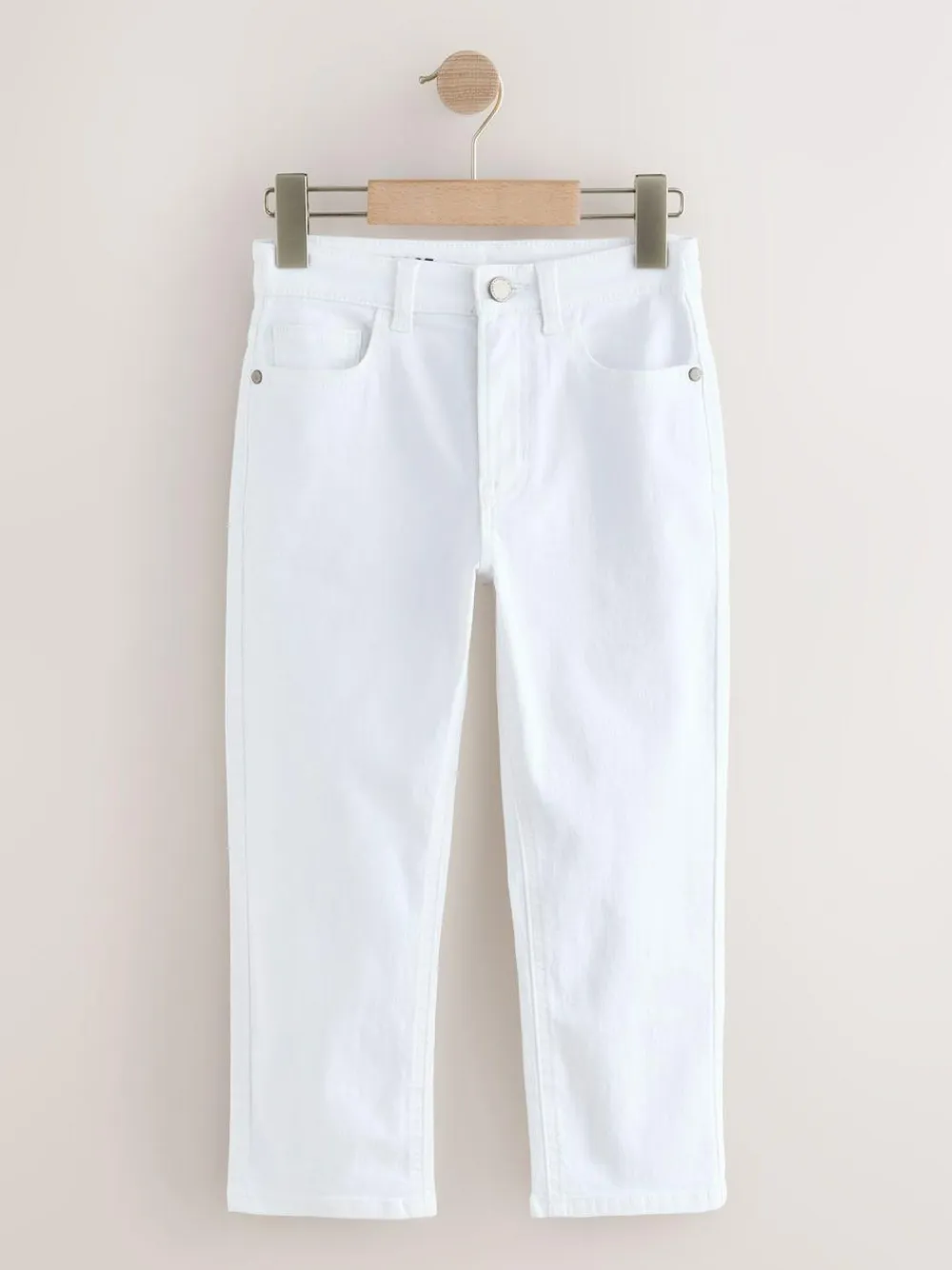Next White Loose Fit Stretch Jeans (3-17yrs)^BOY Jeans|Jeans