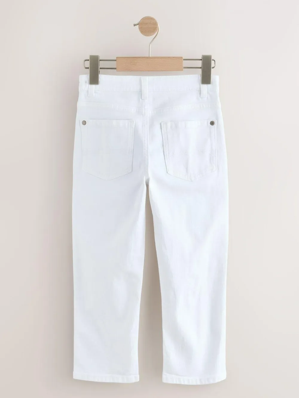 Next White Loose Fit Stretch Jeans (3-17yrs)^BOY Jeans|Jeans