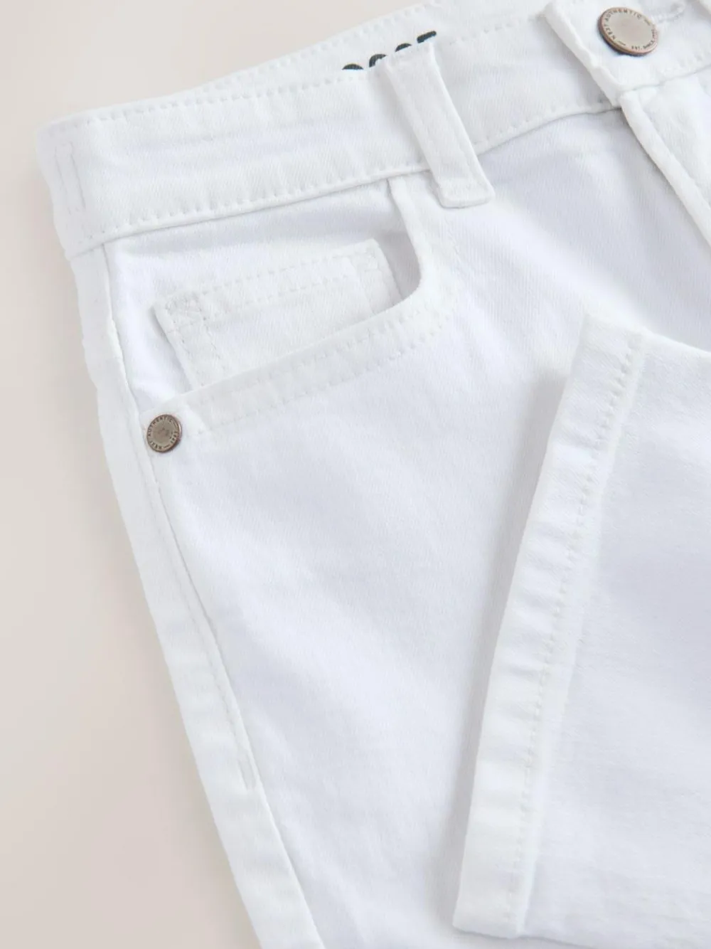 Next White Loose Fit Stretch Jeans (3-17yrs)^BOY Jeans|Jeans