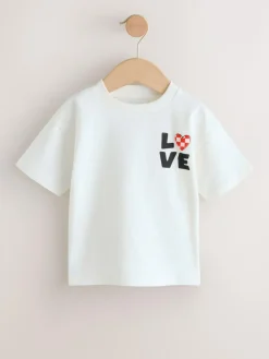 Next Short Sleeve Valentines T-Shirt (3mths-7yrs)^BOY Tops|Tops