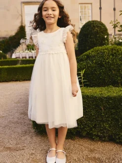 Next Mesh Flower Girl Dress (3-16yrs)^ Occasionwear|Dresses