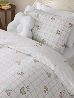 Next White Miffy Duvet Cover and Pillowcase Set^ Childrens Bedding