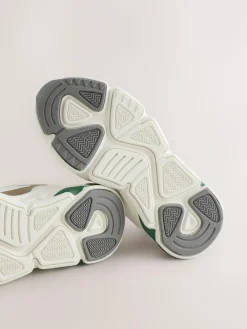 Clearance Next White Minecraft Elastic Lace Trainers