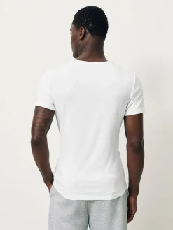 Next White Modal Layering V-Neck T-Shirt 5 Pack^ Tops & T-Shirts