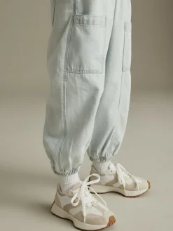 New Next White Neutral Lace-Up Chunky Trainers