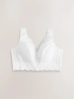 Clearance Next Non Pad Non Wire Total Support Lace Bra White